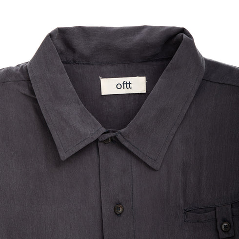 Oftt Grandpa Cool Short Sleeve Shirt Faded Charcoal Black SGCV100 Degli Uberti